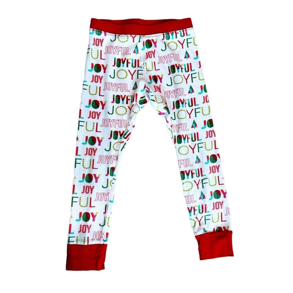 Wondershop at Target unisex boys girls red joyful Christmas pajama pants 5